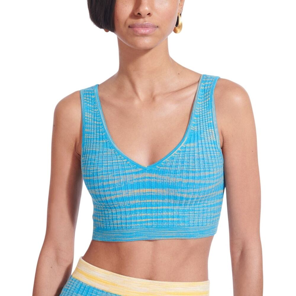 Staud Ribbed Multicolor Hana Knit Tank Size S NWT